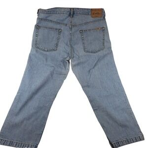 Levi Strauss Signature Womens Light Wash‎ Stretch Capri Jeans Size 16 Blue